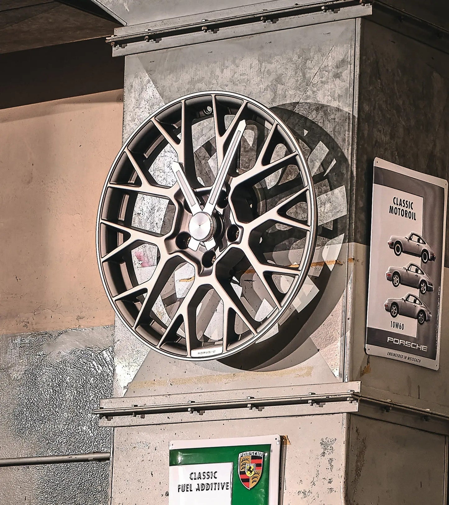 Wheel rim wall clock - Porsche Originals