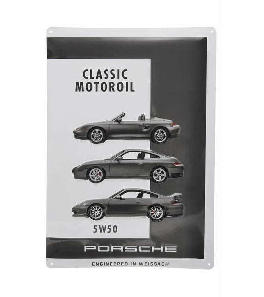 Porsche Classic Motoroil Tin Sign | 5W50