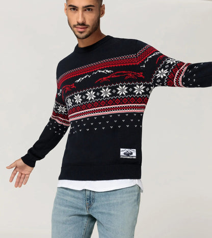 Unisex knitted pullover | Christmas