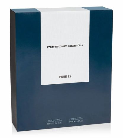 Porsche Design PURE 22 Gift Set Eau de Parfum & Hair & Body Shampoo