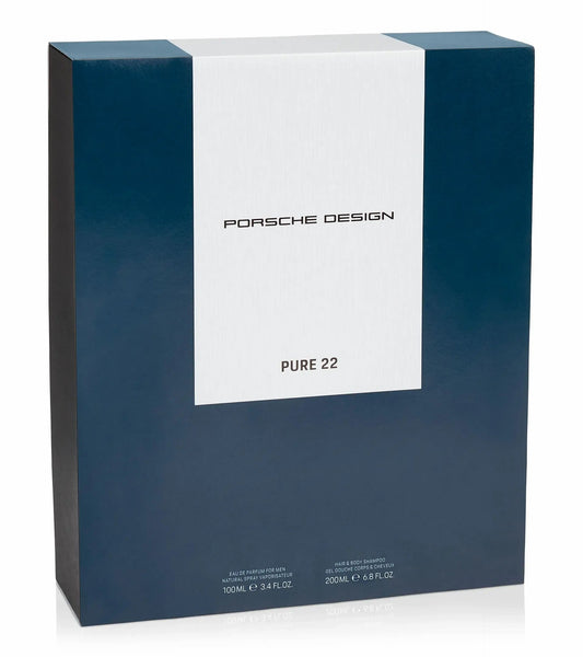 Porsche Design PURE 22 Gift Set Eau de Parfum & Hair & Body Shampoo